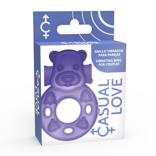 CASUAL LOVE – bague vibrante 26 violet BUNNY