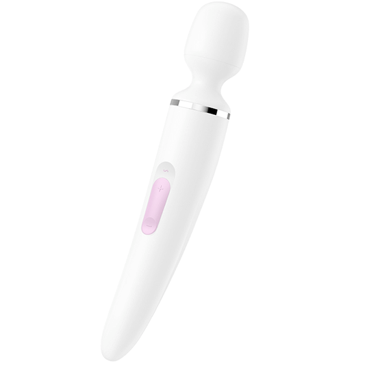 SATISFYER - WAND-ER vibromasseur type WAND blanc