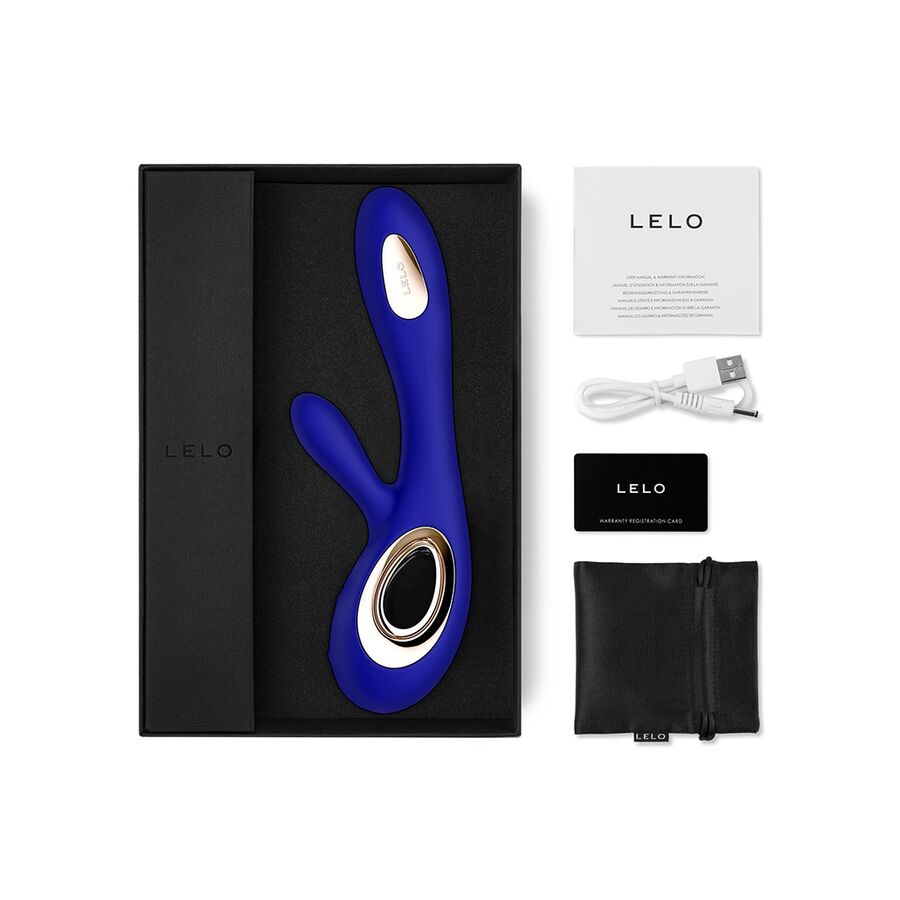 LELO - SORAYA WAVE vibromasseur lapin bleu nuit