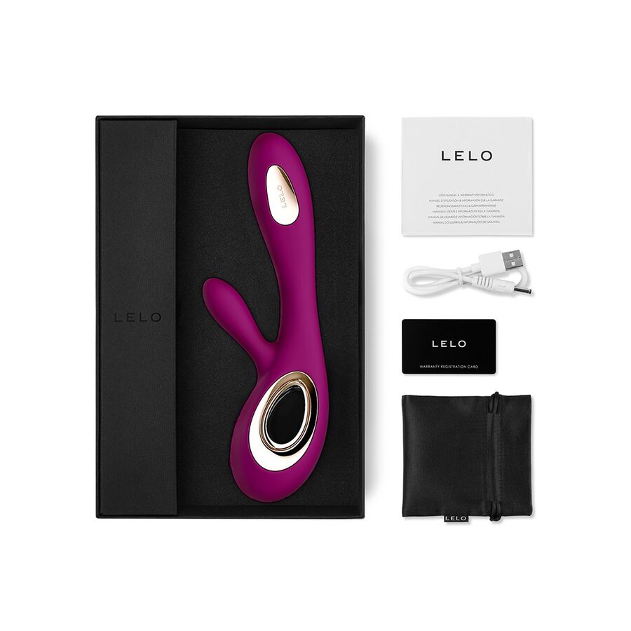 LELO - SORAYA WAVE vibromasseur lapin rose