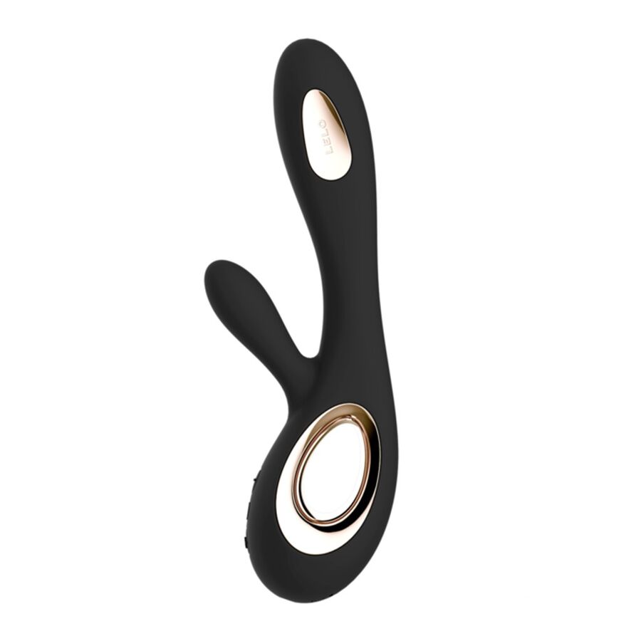 LELO - SORAYA WAVE vibromasseur lapin noir