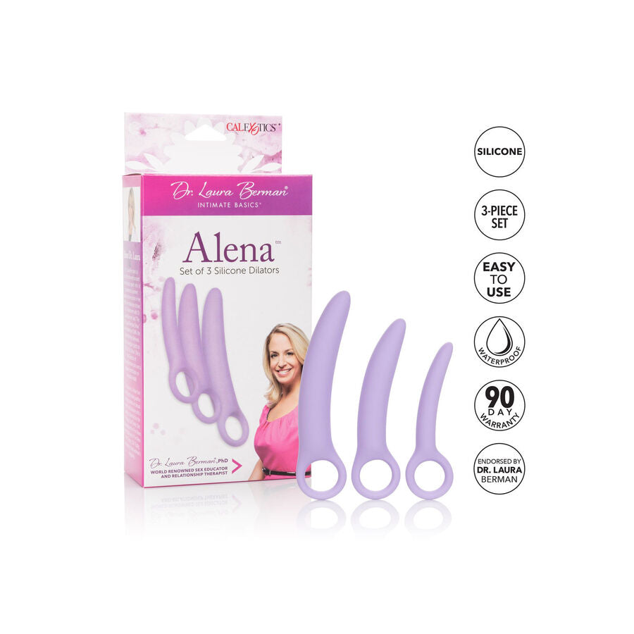 CALEXOTICS - DR LAURA BERMAN ALENA ENSEMBLE DE 3 DILATEURS EN SILICONE