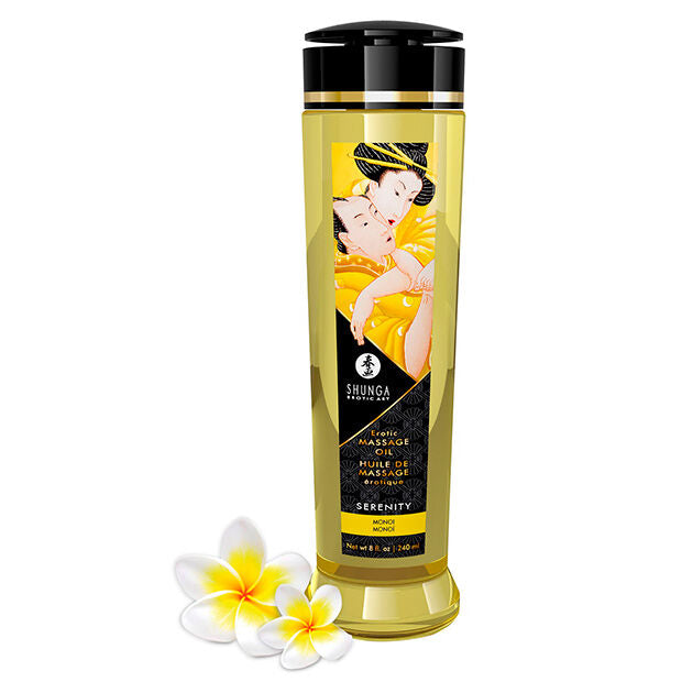 SHUNGA - HUILE DE MASSAGE ÉROTIQUE SÉRÉNITÉ 240 ML