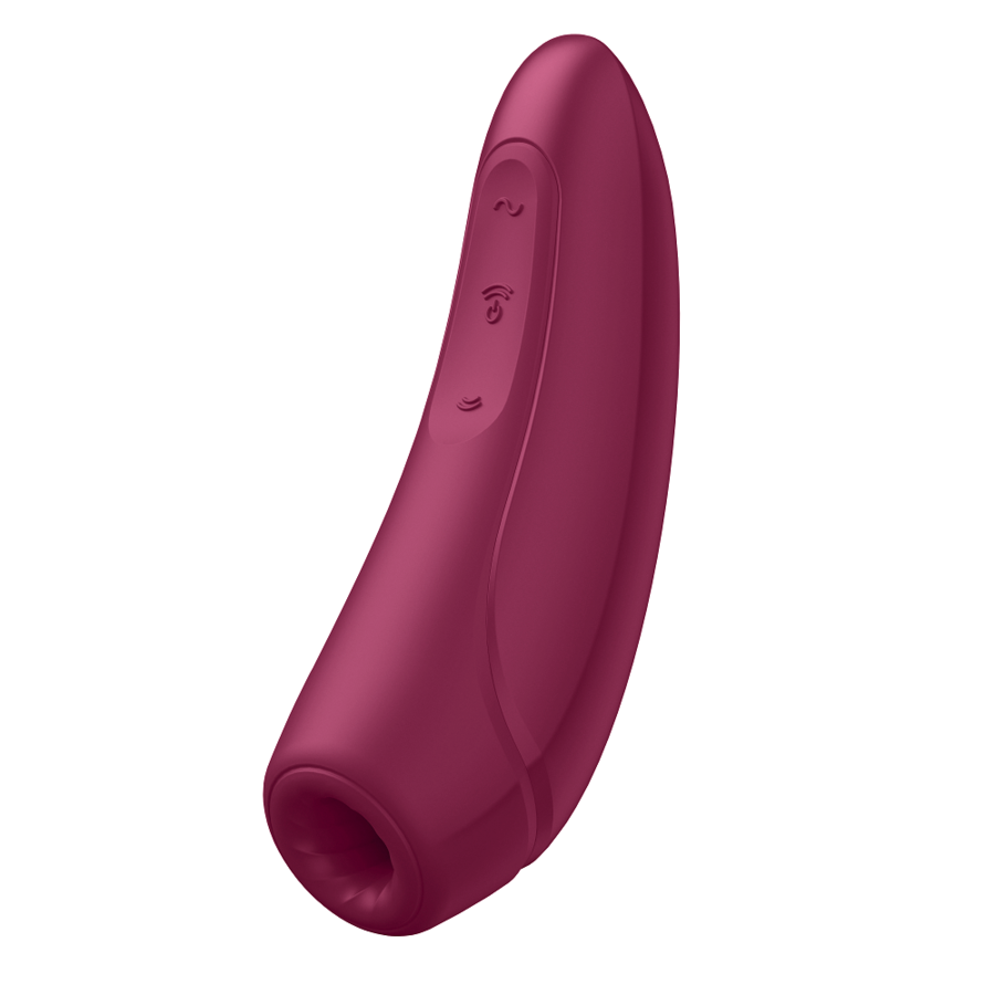 SATISFYER – CURVY 2+, stimulation du clitoris par air pulsé et vibrations