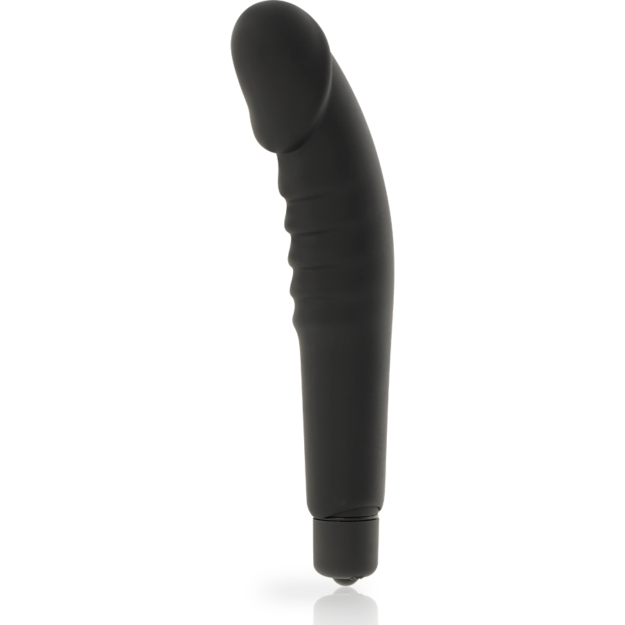 DOLCE VITA - gode avec plaisirs réalistes silicone noir