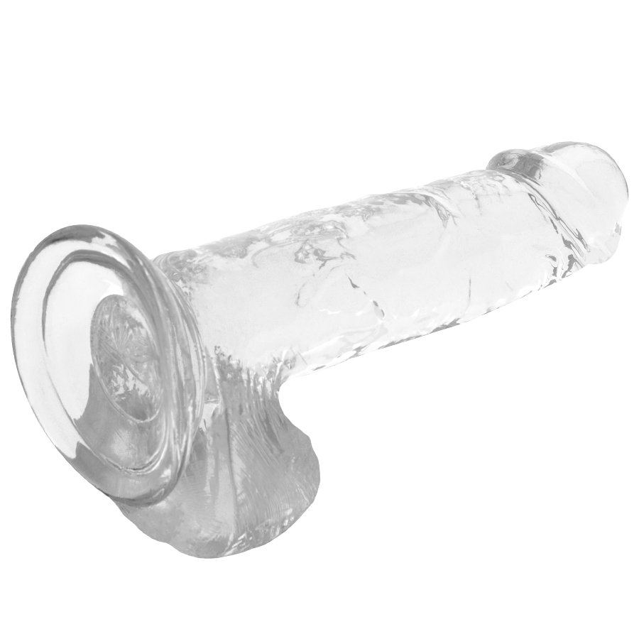 X RAY - CLEAR DILDOS gode transparent avec boules 20 cm -o- 4.5 cm