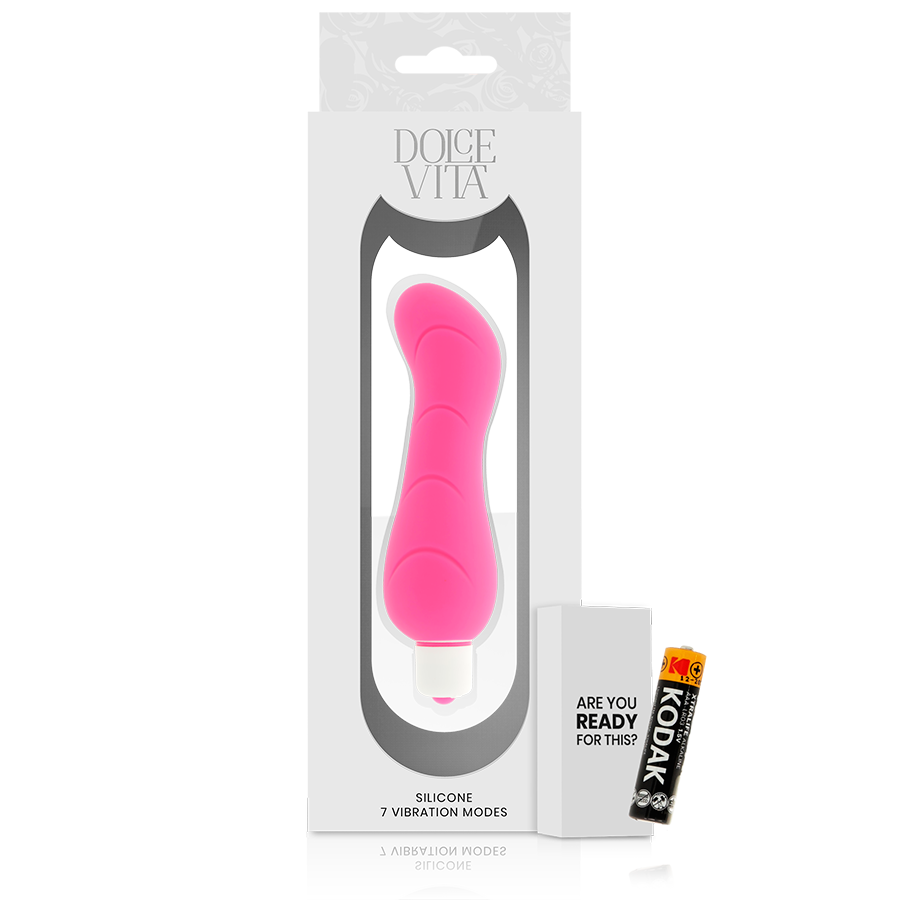 DOLCE VITA – vibromasseur du point G avec silicone rose