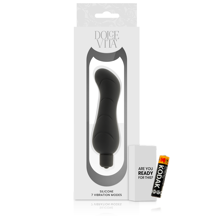 DOLCE VITA – vibromasseur du point G silicone noir