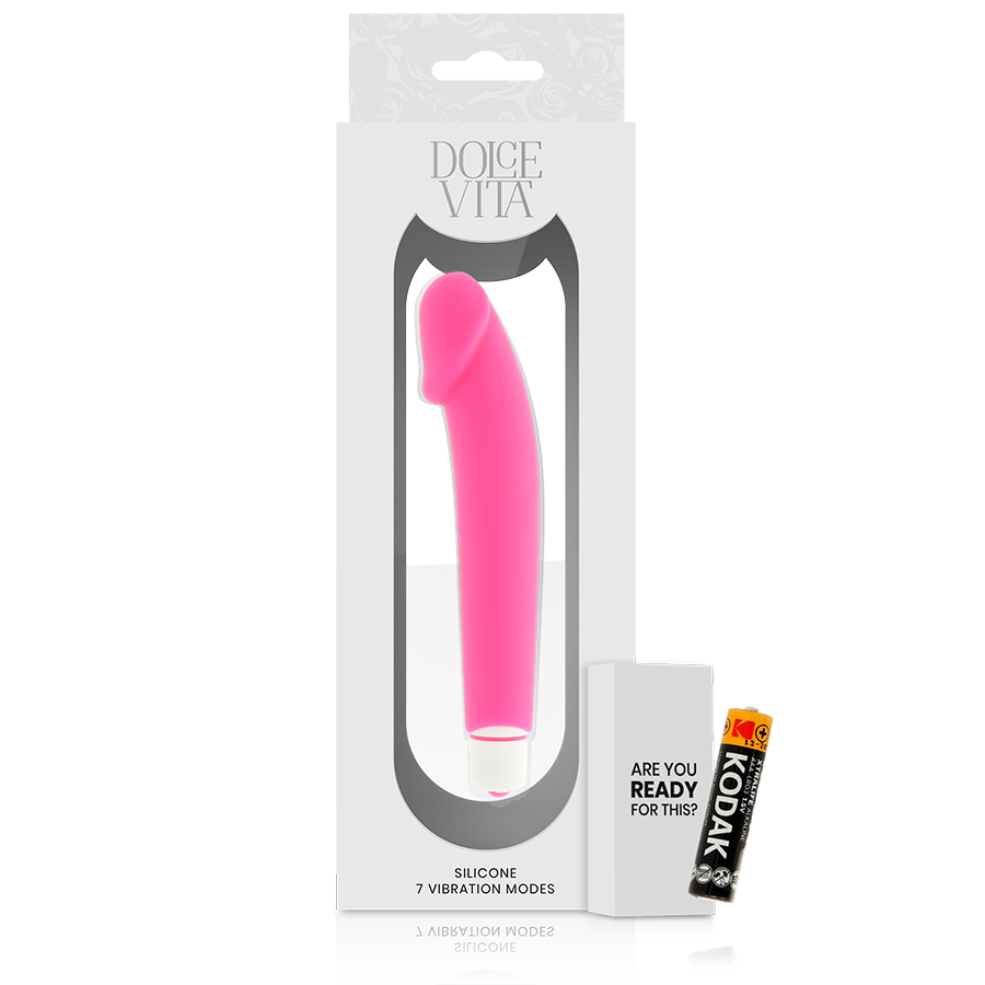 DOLCE VITA - gode avec plaisirs réalistes avec silicone rose