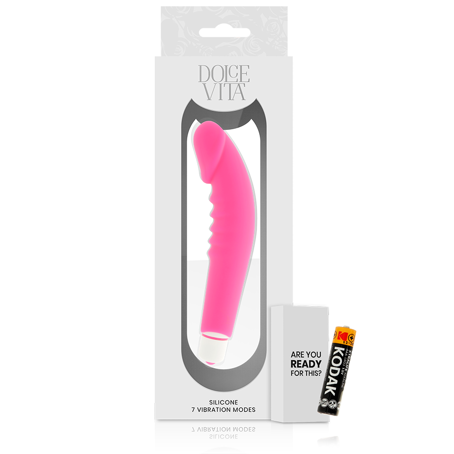 DOLCE VITA - gode avec plaisirs réalistes silicone rose