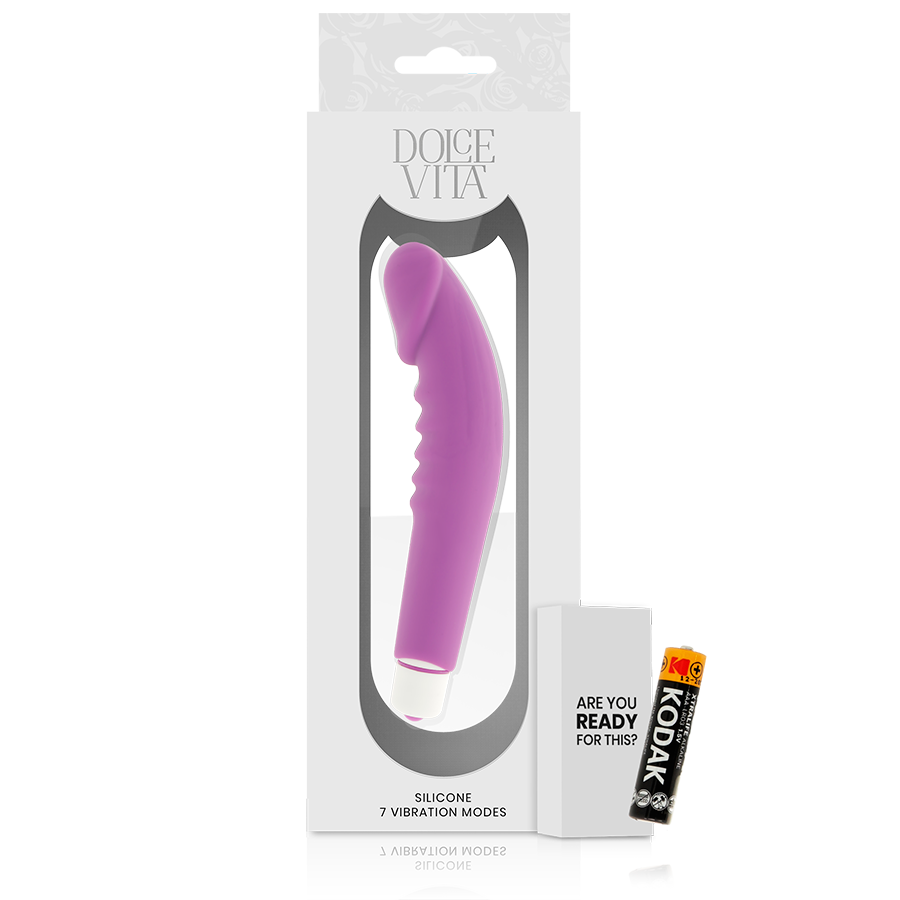 DOLCE VITA - gode avec plaisirs réalistes en silicone violet