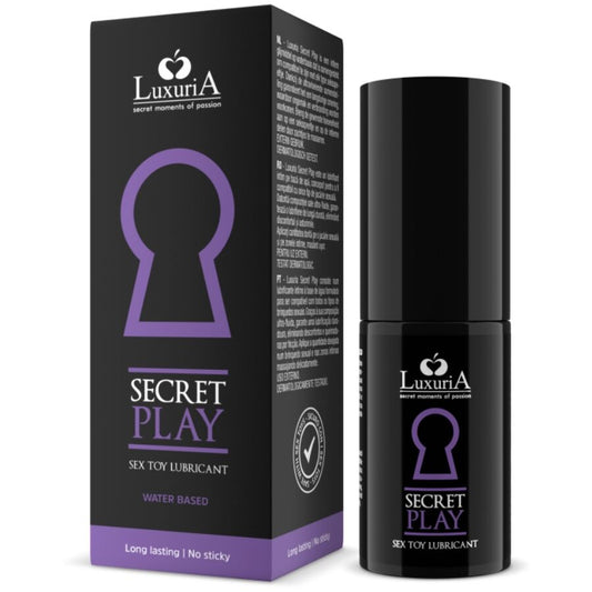 INTIMATELINE LUXURIA - LUBRIFIANT POUR SEXTOYS SEXUELS SECRET PLAY 30 ML