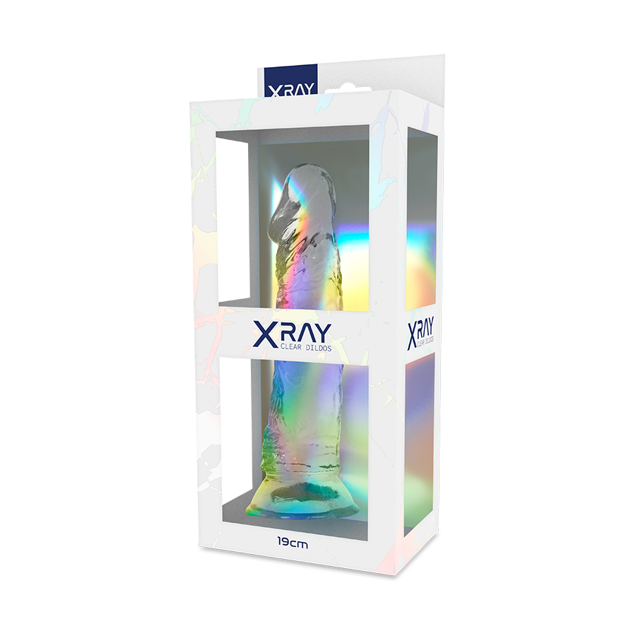 X RAY - CLEAR DILDOS gode transparent 19 cm -o- 4 cm