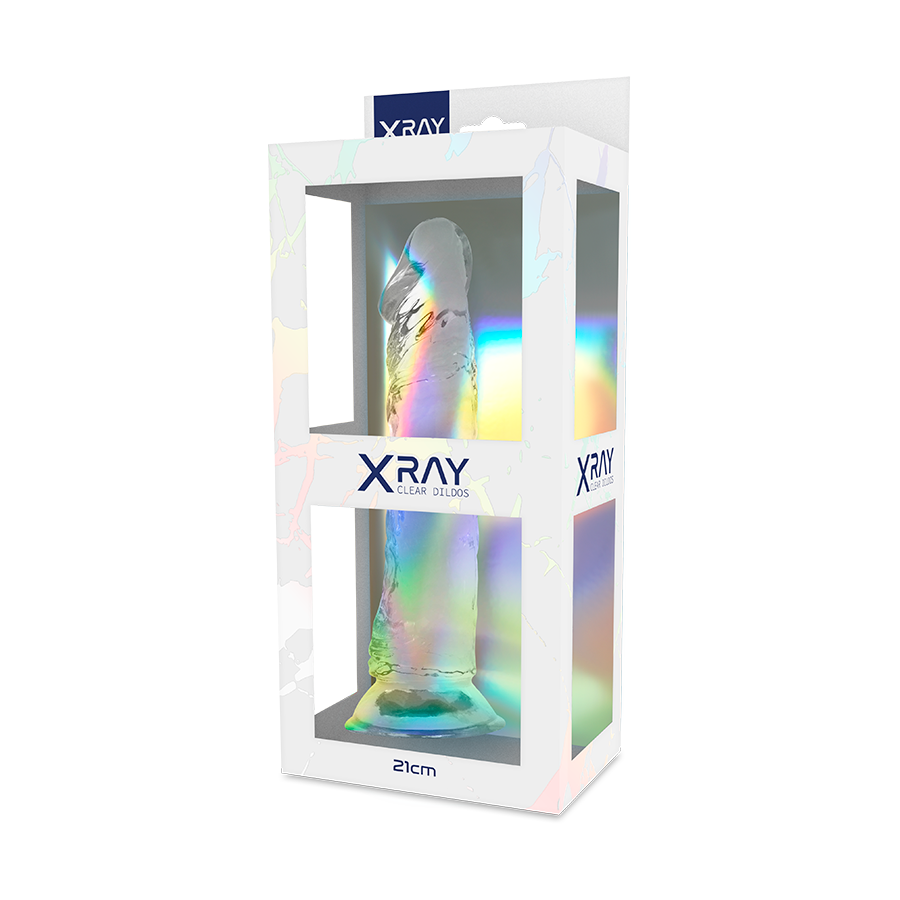 X RAY - CLEAR DILDOS gode transparent 21 cm -o- 4 cm