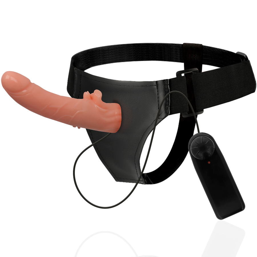 HARNESS ATTRACTION - harnais gode-ceinture vibromasseur HECTOR 20 cm -o- 3.5 cm