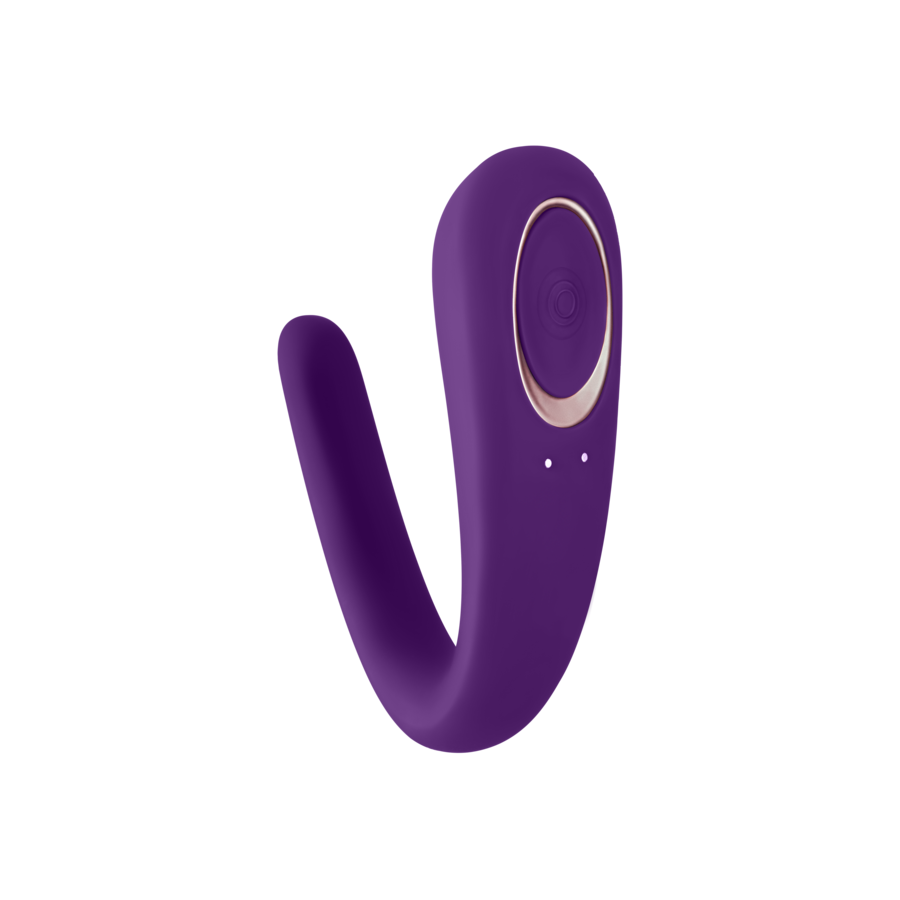 PARTNER vibromasseur U clitoris&vagin, seul ou en couple, violet