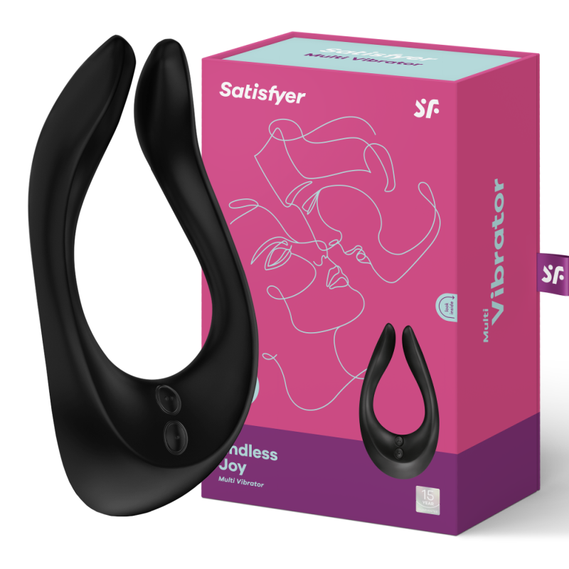 PARTNER MULTIFUN2 vibromasseur U clitoris&vagin, seul, en couple, noir