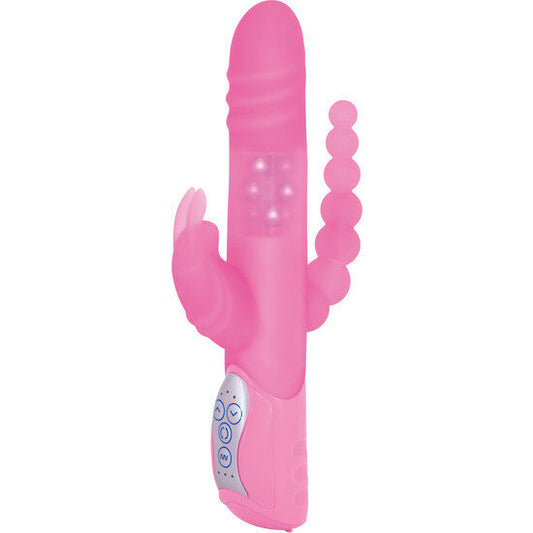 SEVEN CREATIONS - E-RABBIT SLIMINE vibromasseur rose triple stimulation