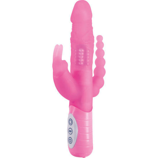 SEVEN CREATIONS - E-RABBIT SLIMINE vibromasseur triple stimulation rose