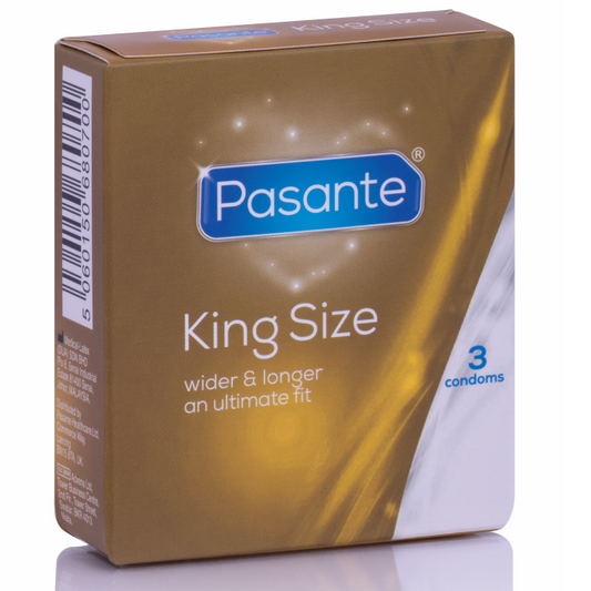 PASANTE - PRÉSERVATIFS LARGE ET LONG KINGSIZE 3 UNITÉS