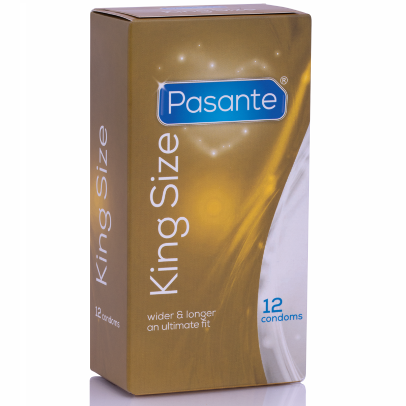 PASANTE - PRÉSERVATIFS LARGE ET LONG KINGSIZE 12 UNITÉS