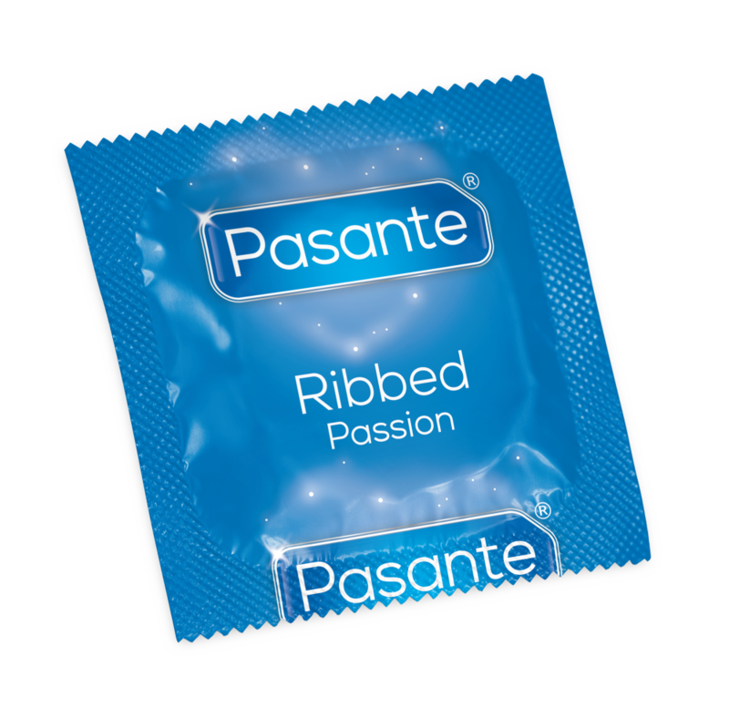 PASANTE - PRÉSERVATIFS STRIÉS PASSION 12 UNITÉS