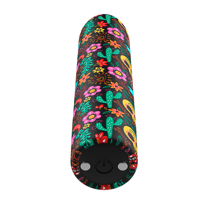 CUSTOM BULLETS - mini vibromasseurs personnalisés rechargeable floral 10 intensités