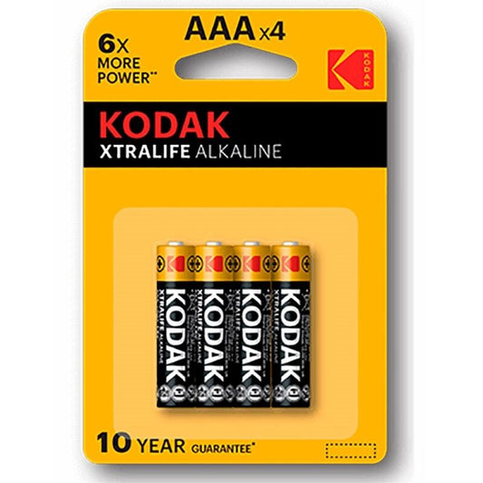 KODAK - pile alcaline XTRALIFE AAA LR03 * 4