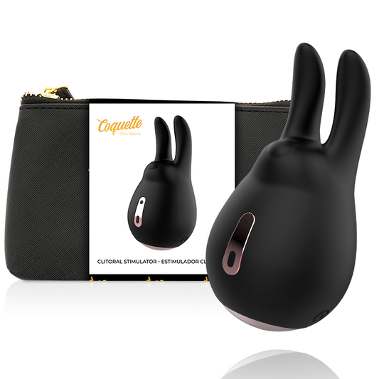 COQUETTE TOYS  - vibromasseur clitoris noir / or