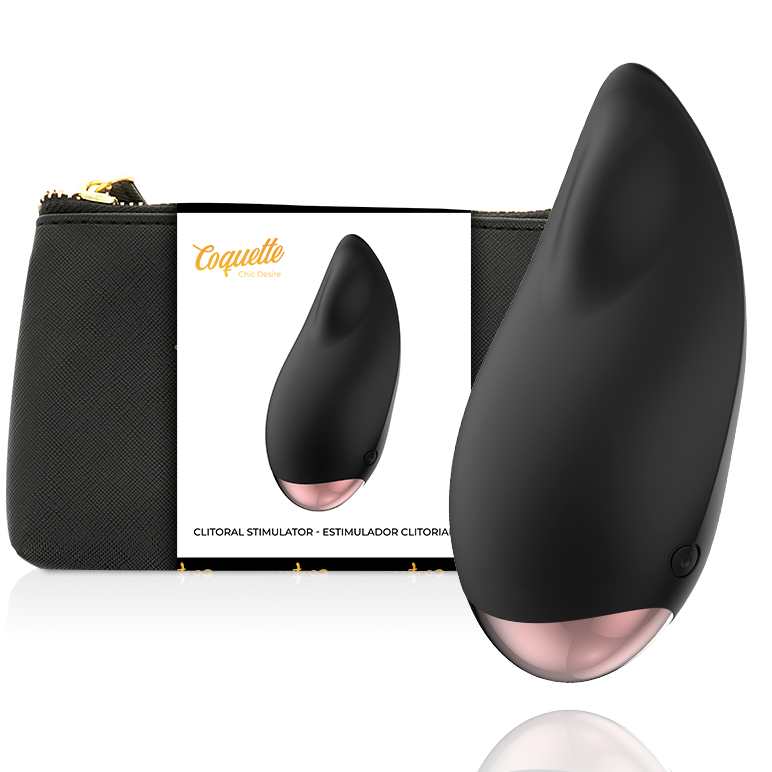 COQUETTE TOYS  - vibromasseur clitoris noir / or