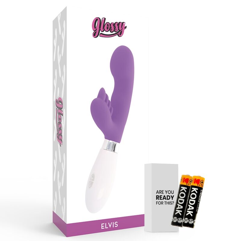 GLOSSY - vibromasseur lapin ELVIS violet