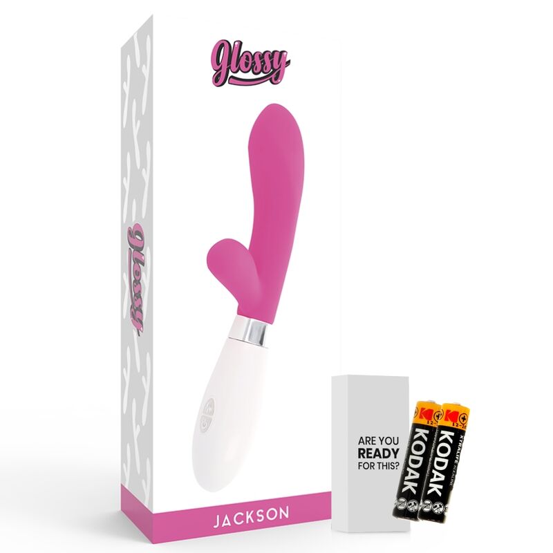 GLOSSY - JACKSON vibromasseur lapin rose