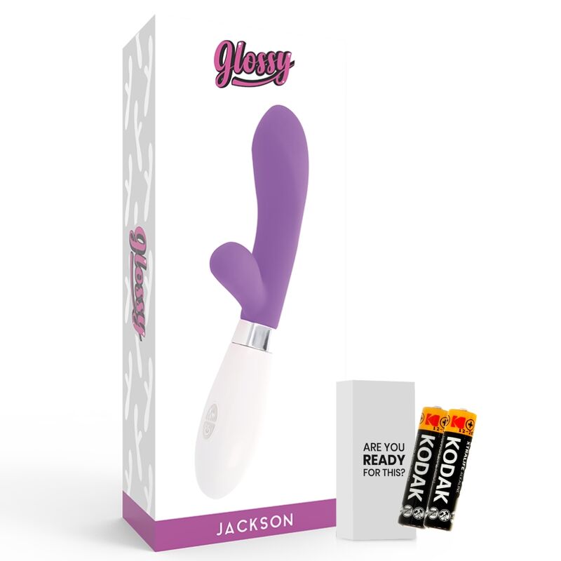 GLOSSY - JACKSON vibromasseur lapin violet