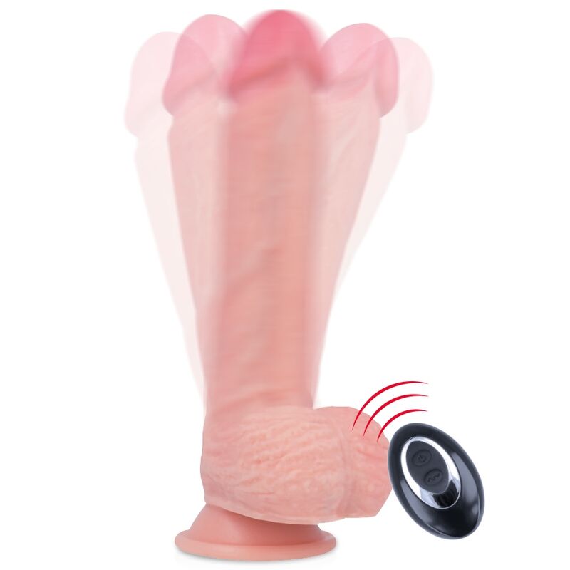 ROCKARMY - vibromasseur en silicone liquide télécommandé premium apache 20.5 cm -o- 4.62 cm