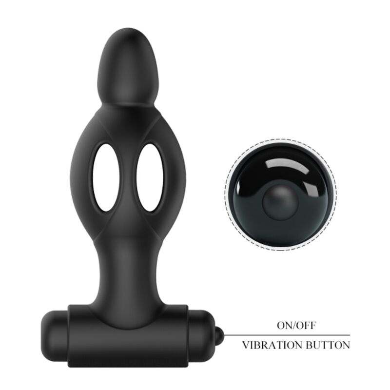 MR PLAY - plug anal en silicone avec vibration