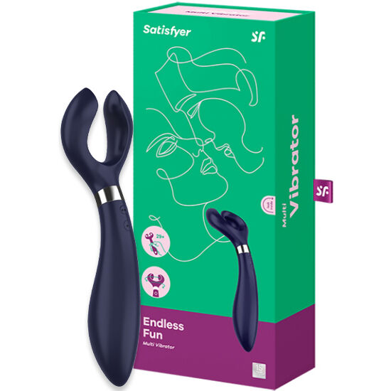 SATISFYER – ENDLESS FUN vibromasseur avec rotation