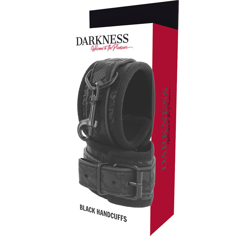 DARKNESS - menottes BDSM luxe noires