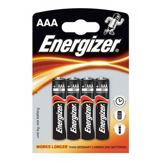 ENERGIZER - pile alcaline AAA LR03 *4