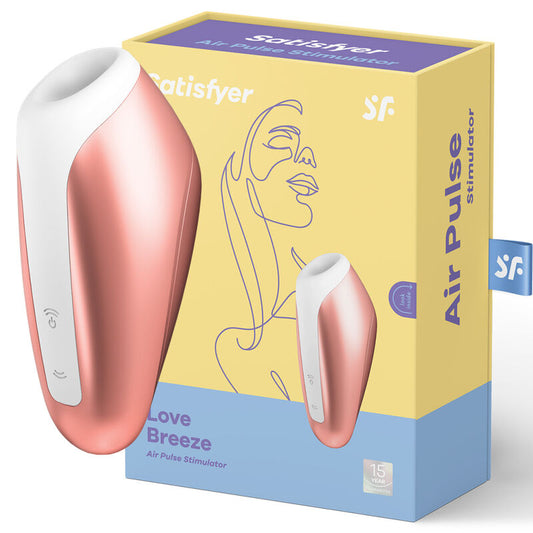 SATISFYER – LOVE BREEZE, vibromasseur clitoris par air pulsé cuivre