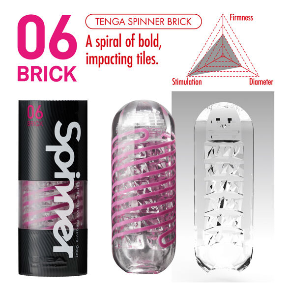 TENGA - masturbateur SPINNER BRICK