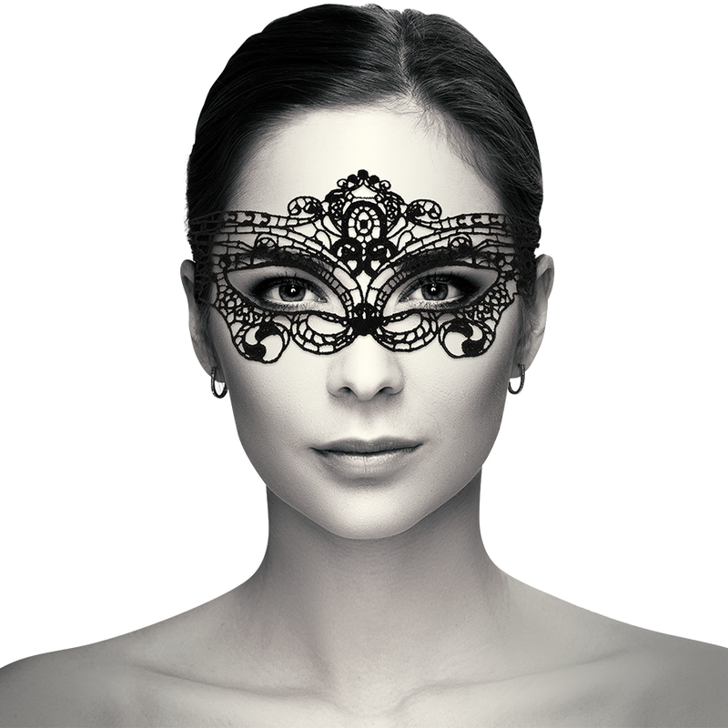 COQUETTE FANTASY - masque fine dentelle noire