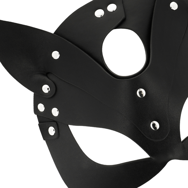 COQUETTE FANTASY - masque en cuir vegan avec oreilles de chat