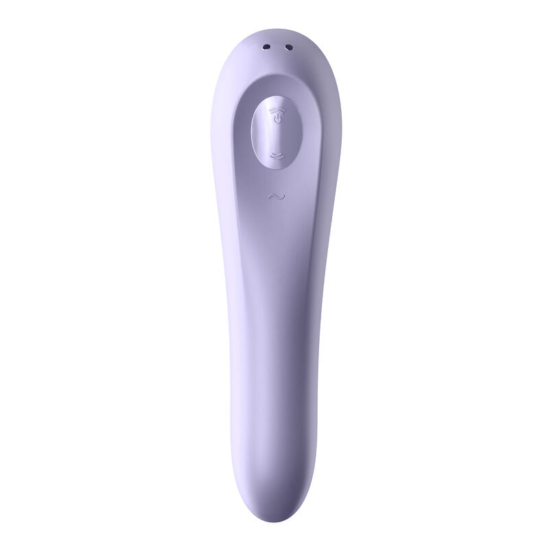 SATISFYER - vibromasseur double DOUBLE PLEASURE par air pulsé mauve