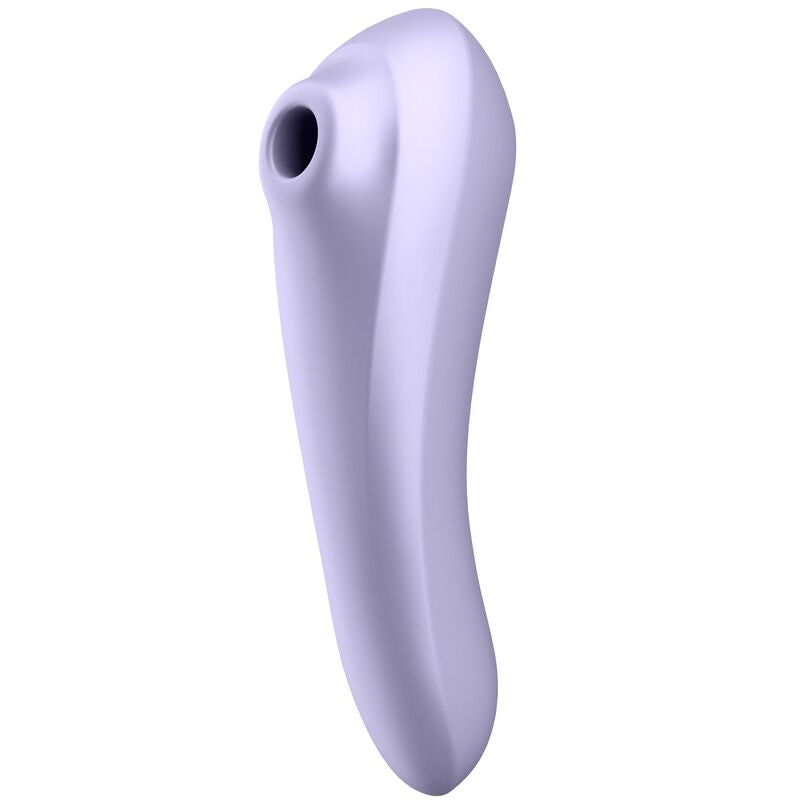 SATISFYER - vibromasseur double DOUBLE PLEASURE par air pulsé mauve