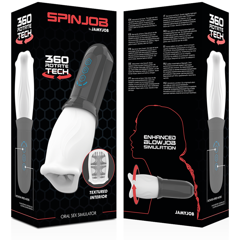 JAMYJOB - SPINJOB masturbateur en forme de bouche