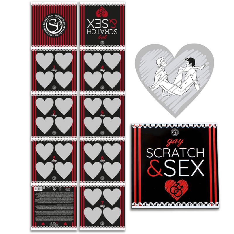 SECRETPLAY - JEU SCRATCH&SEX POUR COUPLE GAY (ES/EN/FR/PT/DE)