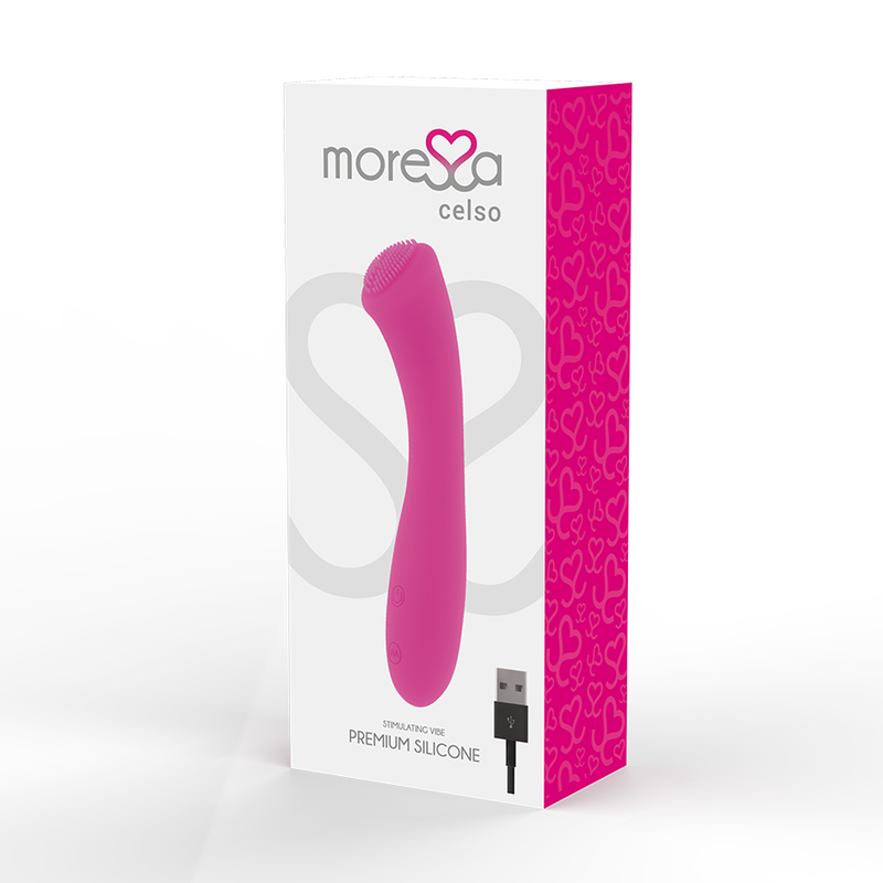 MORESSA – CELSO vibromasseur rechargeable en silicone premium