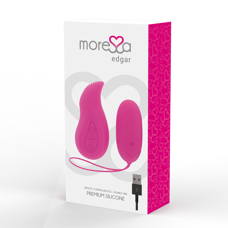 MORESSA – EDGAR vibromasseur télécommandé en silicone premium