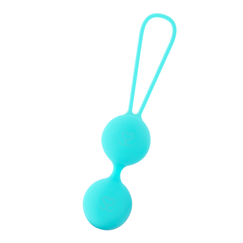 MORESSA – OSIAN, ensemble de 2 boules de Geisha en silicone turquoise