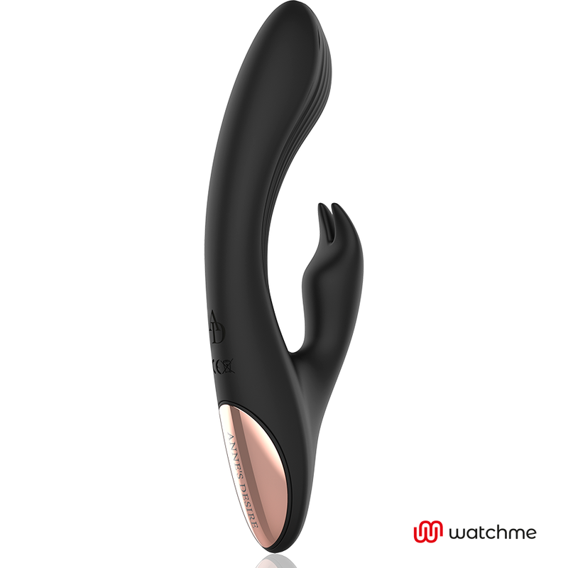 ANNE'S DESIRE - RABBIT vibromasseur lapin télécommandé compatible WATCHME noir